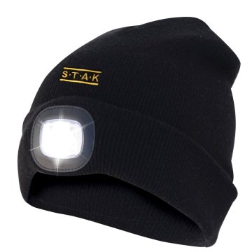 Velamp Kapa ORTHUS s sprednjo in zadnjo svetlobo črne barve