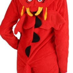 sarcia.eu ZMAJ Ženske, enodelne pižame, topla kombineza s kapuco, kostum, kostum zmaja XXS
