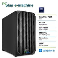 PCplus E-machine namizni računalnik, Ultra 7 265, 32GB, SSD1TB, W11P (148795)
