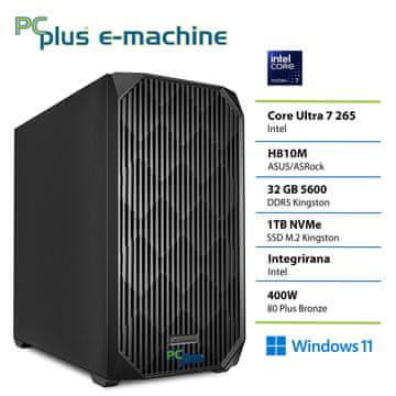 PCplus E-machine namizni računalnik, Ultra 7 265, 32GB, SSD1TB, W11P (148795)