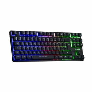 The G-Lab Tipkovnica Gaming The G-Lab KEYZ CAESIUM TKL WIRELESS Črna AZERTY