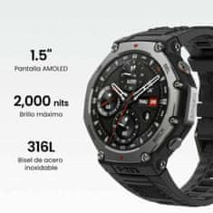 Amazfit Pametna Ura Amazfit W2323GL1N Črna 1,5"