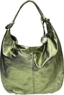 Carla Ferreri Ženska usnjena torbica CF8159 Verde