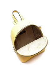 Carla Ferreri Ženski usnjeni nahrbtnik CF1778 Giallo