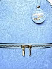 Carla Ferreri Ženski usnjeni nahrbtnik CF1778 Celeste