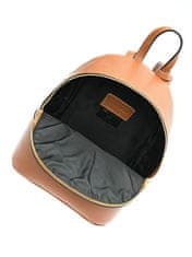 Carla Ferreri Ženski usnjeni nahrbtnik CF1778 Cognac