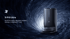 3i P10 Ultra robotski sesalnik 18.000 Pa, s pametno postajo