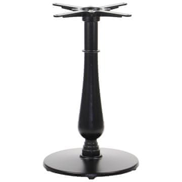 STEMA Podstavek za mizo iz litega železa SH-5013-9/B. Ima nastavljive noge. Spodnji del ima premer 43 cm. Višina 71 cm. Primerno za dom, pisarno, hotel in restavracijo. Črna.