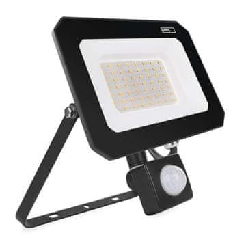 Emos ZS2343 Simpo Pir LED reflektor, 50 W, nevtralna bela, črn