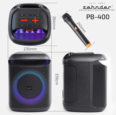 Zehnder PB-400 KARAOKE ZVOČNIK