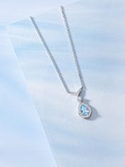 AVESTLINE Srebrna verižica Josephine Aquamarine