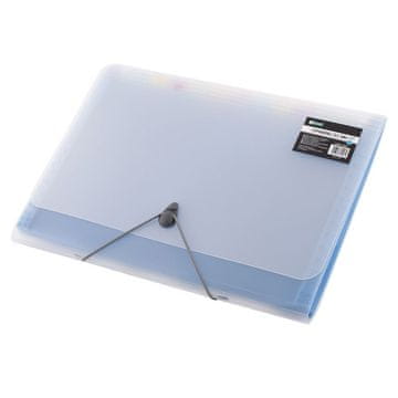 Leviatan Mapa za dokumente 12-delna modra a4 prozorna platnica levia 110577