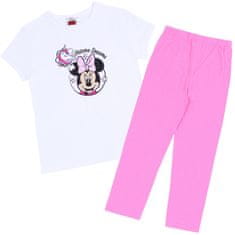 Disney DISNEY Minnie Mouse SET 2 kosov - bombažna pižama za deklice z dolgimi hlačami OEKO-TEX 134