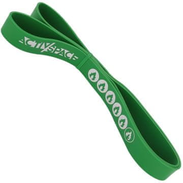 shumee Gumica za vaje vleke - Power Band, zelena, lateks