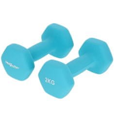 shumee 2x2kg uteži za vaje - neoprenske uteži