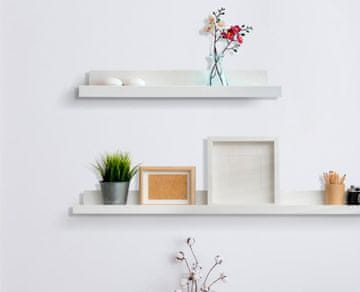 shumee BD ART polica za slike 50 cm bela (P)