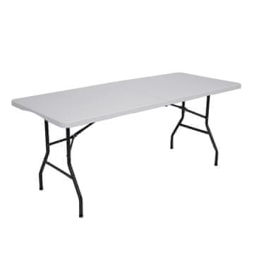 shumee MIZA ZA KAMPIRANJE 180 CM BELA NC1618 NILS CAMP