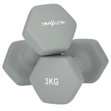 shumee 2x3kg dumbbeli za vaje - neoprenske uteži