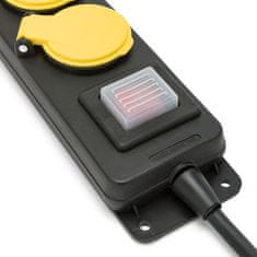 Velamp VELAMP ST305FR Zunanji podaljšek 1,5m, 5 vtičnic