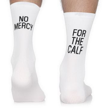 shumee Napredne kolesarske nogavice Todo Cycling Pro - No Mercy For The Calf White 39-42