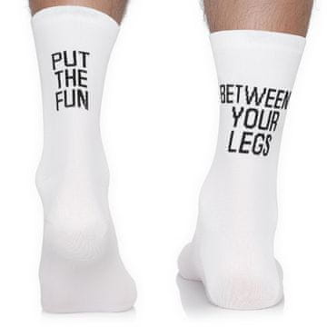 shumee Todo Cycling Pro Breathable kolesarske nogavice - Put The Fun Between Your Legs Bele 39-42