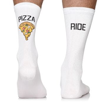 shumee Kolesarske nogavice, Todo Cycling Pro, Pizza Ride, cestne, termoaktivne bele 47-50