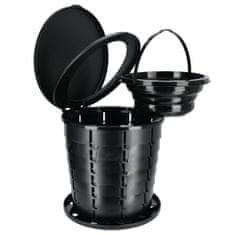 shumee Prenosno zložljivo stranišče, 2-v-1, s košem za smeti