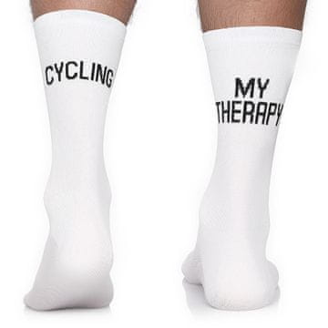 shumee Termoaktivne kolesarske nogavice Todo Cycling Pro - Cycling My Therapy Bela 39-42