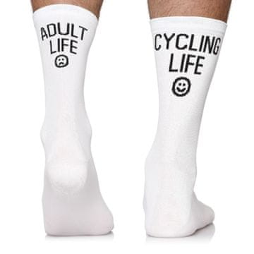 shumee Kolesarske nogavice, kolesarske, Todo Cycling Pro, Adult Life Cycling Life, bele, cestne, termoaktivne bele 47-50