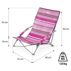 shumee NC3035 ROZA LEŽALNIK ZA PLAŽO NILS