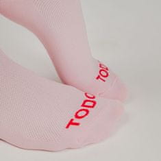 shumee Power Girl - ženske kolesarske nogavice, Todo Cycling Pro, termoaktivne kolesarske nogavice 35-38 svetlo roza