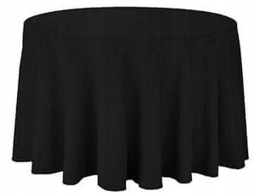 shumee ČRNI OKROGLI prt 320 cm za poročno banketo