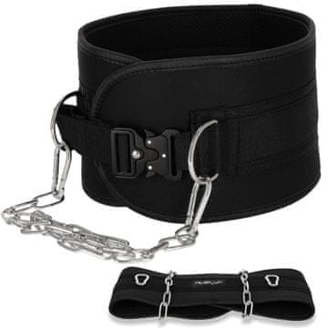 shumee Dip belt Močan pas za uteži z verigo - premium P02
