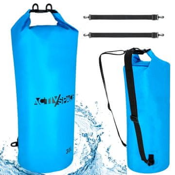 shumee Vodoodporna torba za jadralni nahrbtnik 30l - modra