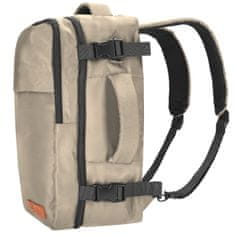 shumee Potovalni nahrbtnik 40x20x25 za letalo, lahka ročna prtljaga - bež