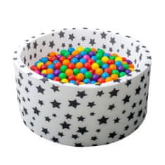 Aga Suhi bazen 90x40 cm z žogicami Zvezdice