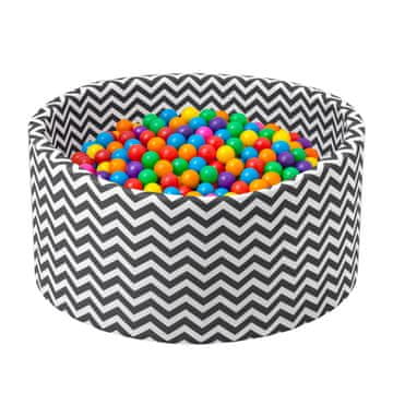 Aga Suhi bazen 90x40 cm z žogicami ZigZag