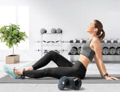 shumee 5-v-1 Crossfit masažni set, EPP valjček - moder