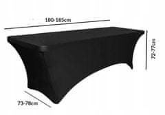 shumee PREVLEKA za catering banketno mizo 180x76 cm