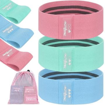shumee HIP BAND set trakov iz blaga za fitnes vadbo