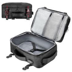 shumee Potovalni nahrbtnik 40x20x25 za letalo, lahka ročna prtljaga - črn