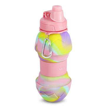 shumee NC4102 SILIKONSKA PREKLOPNA STEKLENIČKA 700ML ROZA NILS