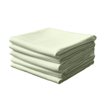 shumee Prtički iz blaga olivno zelene barve, 10 kosov, 50x50 cm