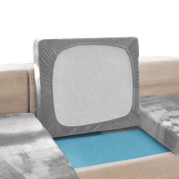 shumee SVETLO SIVA ŽAMETNA PREVLEKA ZA KAVČ, SEDEŽ 95–135 [22SL2]