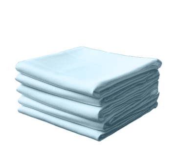 shumee Prtički iz blaga, svetlo modri, 10 kosov, 50x50 cm