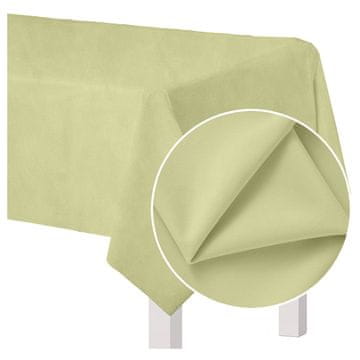 shumee MAT ŽAMETNI olivno zelen prt za mizo 140x240 cm