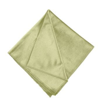 shumee Žametni prtički olivno zeleni 10 kosov 45x45 cm