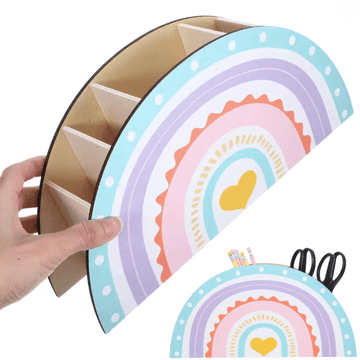 shumee POSODA ZA ORGANIZATOR SORTERJA ZA BARVICE IN PISALA MAVRICA [SORTER1]