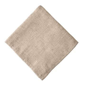 shumee Lanene prtičke bež barve, 10 kosov, 45x45 cm