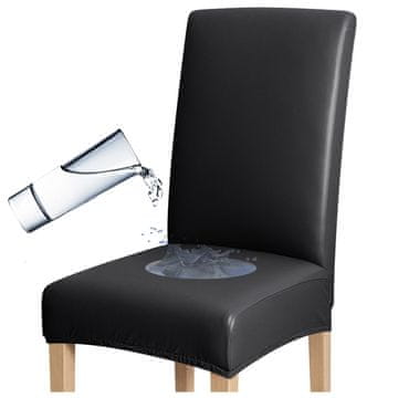 shumee PREVLEKA za stol iz eko usnja, črna